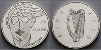 Irland 10 Euro James Joyce / Europaprogramm, inkl. quadratische Kapsel & Zertifikat, <b>RAR</b>