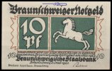 Braunschweig 10 Pfg Braunschweiger Staatsbank, Grab.155.3a