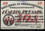 Kreuzburg, Oberschlesien 50 Pfg. Grabowski 744.1