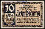 Lauenburg, Elbe 10 Pfg., Grabowski L18.1