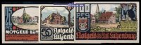 Lütgenburg 25,50,100 Pfg. Grabowski 843.1,