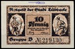 Lübbecke 10 Pfg. Grabowski L67.1b