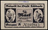 Lübbecke ½ Mk. Grabowski L67.1e