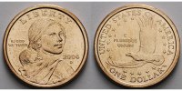 USA 1 $ Amerikanische Ureinwohner - Sacagawea - Denver / Kupfer-Nickel