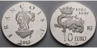 Frankreich 10 Euro Francois I. (1494 - 1547) - Francois 1er -  inkl. Etui & Zertifikat & Schuber