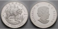 Kanada 10 $ 2013  PP O Canada-Wolf, O Kanada Serie 6/12  inkl. Etui & Ze... 39,80 EUR 