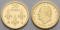 Spanien 20 Euro1,24gfein13,92 mm &Oslash; 2013  PP 75. Geburtstag K&ouml;nig Juan Ca... 105,00 EUR 