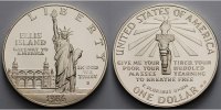 USA 1 $ 100. Jahrestag Errichtung der Freiheitsstatue, in Kapsel & Etui ohne Zertifikat
