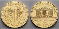 Österreich 50 Euro 15,55g fein 28 mm Ø Wiener Philharmoniker 999,9 er Gold, 2011
