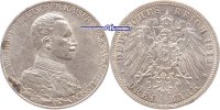 Preussen 3 Mark Wilhelm II, 25jähriges Regierungsjubiläum, J.112