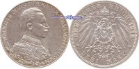Preussen 3 Mark Wilhelm II, 25jähriges Regierungsjubiläum, J.112