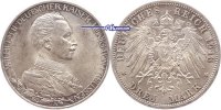 Preussen 3 Mark Wilhelm II, 25jähriges Regierungsjubiläum, J.112
