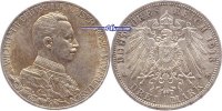 Preussen 3 Mark Wilhelm II, 25jähriges Regierungsjubiläum, J.112