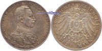 Preussen 3 Mark Wilhelm II, 25jähriges Regierungsjubiläum, J.112