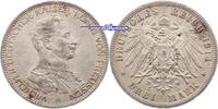 Preussen 3 Mark Wilhelm II, 25jähriges Regierungsjubiläum, J.113