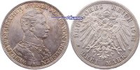 Preussen 3 Mark Wilhelm II, 25jähriges Regierungsjubiläum, J.113