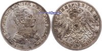 Preussen 3 Mark Wilhelm II, 25jähriges Regierungsjubiläum, J.113
