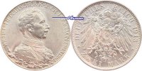 Preussen, 2 Mark Wilhelm II, 25jähriges Regierungsjubiläum, J.111