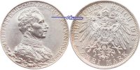 Preussen, 2 Mark Wilhelm II, 25jähriges Regierungsjubiläum, J.111