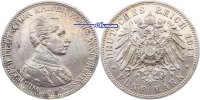 Preussen, 5 Mark Wilhelm II, 1888-1918, Büste in Uniform, J.114