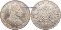 Preussen, 5 Mark Wilhelm II, 1888-1918, Büste in Uniform, J.114
