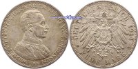 Preussen, 5 Mark Wilhelm II, 1888-1918, Büste in Uniform, J.114