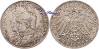 Preussen, 2 Mark Wilhelm II 1888-1918, zum 200jährigem Bestehen des Königreiches, J.105