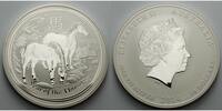 Australien 10 $, 10 oz. Jahr des Pferdes / Chines. Tierkreiszeichen 2014 -NEUE SERIE Lunar II