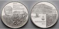 Slowakei 10 Euro 150. Jahrestag der Matica Slowenska, inkl. Kapsel & Etui & Zertifikat