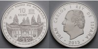 Spanien 10 Euro 1000 Jahre Granada, -UNESCO-Weltkulturerbe- inkl. Kapsel & Zertifikat & Etui