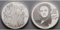 Frankreich 10 Euro Julien Sorel - Helden der Literatur (1857) - inkl. Etui & Zertifikat & Schuber
