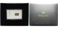 1 Gramm fein Goldbarren -DEGUSSA- Feingold - 999,9 -original eingeschweißt & Geschenketui-