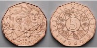 Österreich 5 Euro Sylvesterbräuche - Glück zum Schenken - Neujahr 2014