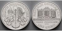 Österreich 1.5 Euro Wiener Philharmoniker in Silber, 1 Unze Feinsilber