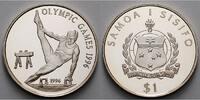West-Samoa 1 Dollar Turnen am Seitpferd, inkl. Kapsel und MDM - Zertifikat