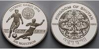 Bhutan 300 Ngultrum Oly. Sommerspiele in Atlanta - 2 Fußballspieler - mit MDM Zertifikat