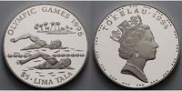 Tokelau Dollar 5 Lima Tala 5 Tala Oly Sommer Atlanta -Zwei Kraulschwimmer-, inkl. Kapsel und MDM - Zertifikat