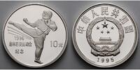 China 10 Yuan Oly. Sommerspiele in Atlanta 1996 -Taekwondo- incl. Kapsel u. MDM - Zertif.