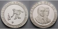 Spanien 2000 Pesetas Oly. Sommerspiele in Barcelona - Bowling - inkl. Kapsel