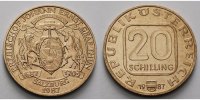Österreich 20 Schilling Wahlsiegel von Johann Ernst von Thun-Hohenstein, Erzbischof v.Salzburg 1687-1709