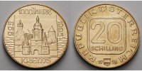 Österreich 20 Schilling 1000 Jahre Krems, Piaristenkirche, Steinertor und Pulverturm in Krems,