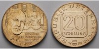 Österreich 20 Schilling 70. Todestag v. Hugo v. Hofmannsthal, (1874-1929), Schriftsteller