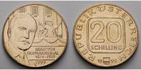 Österreich 20 Schilling 70. Todestag v. Hugo v. Hofmannsthal, (1874-1929), Schriftsteller