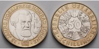 Österreich 50 Schilling 25 Jahre Konrad Lorenz als Nobelpreisträger 1973 für Medizin (1903-1989)