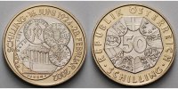 Österreich 50 Schilling Abschied vom Österreichischen Schilling 2001,