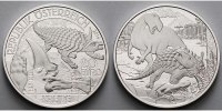 Österreich 20 Euro Lebendige Urzeit - Kreide - Leben auf der Erde, in Kapsel & Zertifikat & Etui