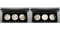 Olympiade 3 x 15,37g fein 35mm Ø Medaillenset (3) in Silber Olympische Spiele in München, Kiel und Sapporo 1972