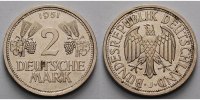 Bundesrepublik Deutschland 2 Mark Kursmünze 1951, Ähren