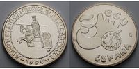 Spanien 33,70 g roh 42 mm Ø 5 ECU - Karl III.,