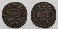 Corvey, Abtei Vier Pfennig Arnold von Waldois,(1638-1661), Höxter,
